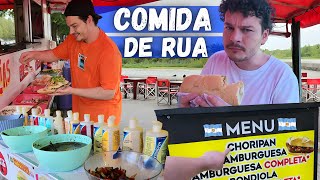 PROVANDO COMIDAS DE RUA DA ARGENTINA - Vale a pena?