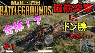 【PUBG】脳筋突撃してドン勝したい･･･ #1【ゆっくり実況】