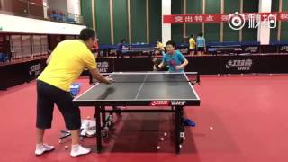 20170501 Mu Zi vs Li Sun multiball training