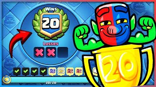 I WON THE 20 WIN CHALLENGE in CLASH ROYALE!