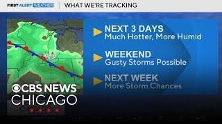 Much hotter, more humid over next 3 days in Chicago