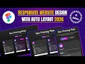 Responsive Website Design In Figma | Figma Tutorial 2026