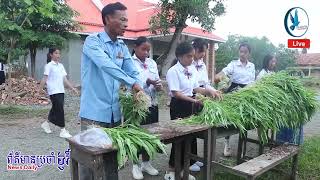 អនុវិទ្យាល័យ ហ៊ុន សែន ក្រុងកែប ជំរុញមុខវិជ្ជាដាំដុះបន្លែ ឲ្យក្លាយជាបំណិនជីវិតអាជីពសម្រាប់សិស្ស