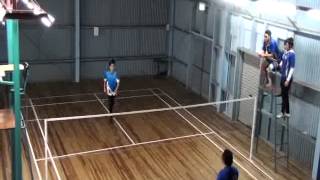 Ataahua Badminton single game vs JC No. 2 player