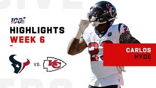 Carlos Hyde Barrels Down For 116 Yds 1 TD NFL 2019 Highlights