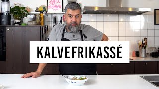 Kalvefrikassé - En overkommelig simreret, som ikke skal have så lang tid.