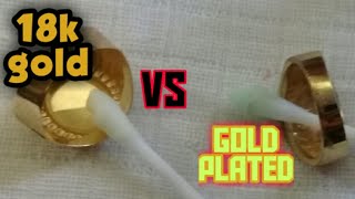 Gold 18k vs Gold Plated