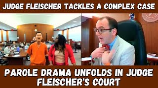 Parole Drama Unfolds in Judge Fleischer's Court #judge #court #crime #judgefleischer #shorts