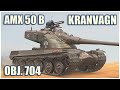 AMX 50 B, Kranvagn & Object 704 • WoT Blitz Gameplay