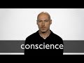 How to pronounce CONSCIENCE in British English