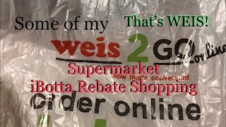 Weis Supermarket iBotta Rebate & Coupon Shopping Grocery Store Haul | May 28 2024 | “That’s Wise!”