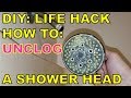 DIY LIFE HACK:  Clean a Shower Head FOR PENNIES!!