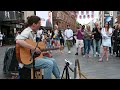 [4K]  Jun 2022, Amazing guitarist busking ,Jordan Rawson  Leicester Square, London