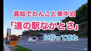 【わんこと車中泊】高知県「道の駅なかとさ」に行ってきた