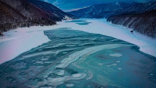 錦秋湖の氷紋　（湯田ダム）第2回錦秋湖フォト＆空撮動画コンテスト ★優秀賞受賞★　岩手県