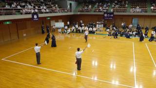 2017七大戦 剣道女子 九大vs北大 立山さん