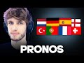 🏆 1/4 DE L'EURO – MES PRONOS !!!