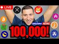 100,000 SPECIAL LIVE PARTY!🔴XRP, SHIBA INU, CRONOS, CRYPTO