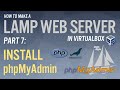 LAMP Web Server Part 7 Install phpMyAdmin