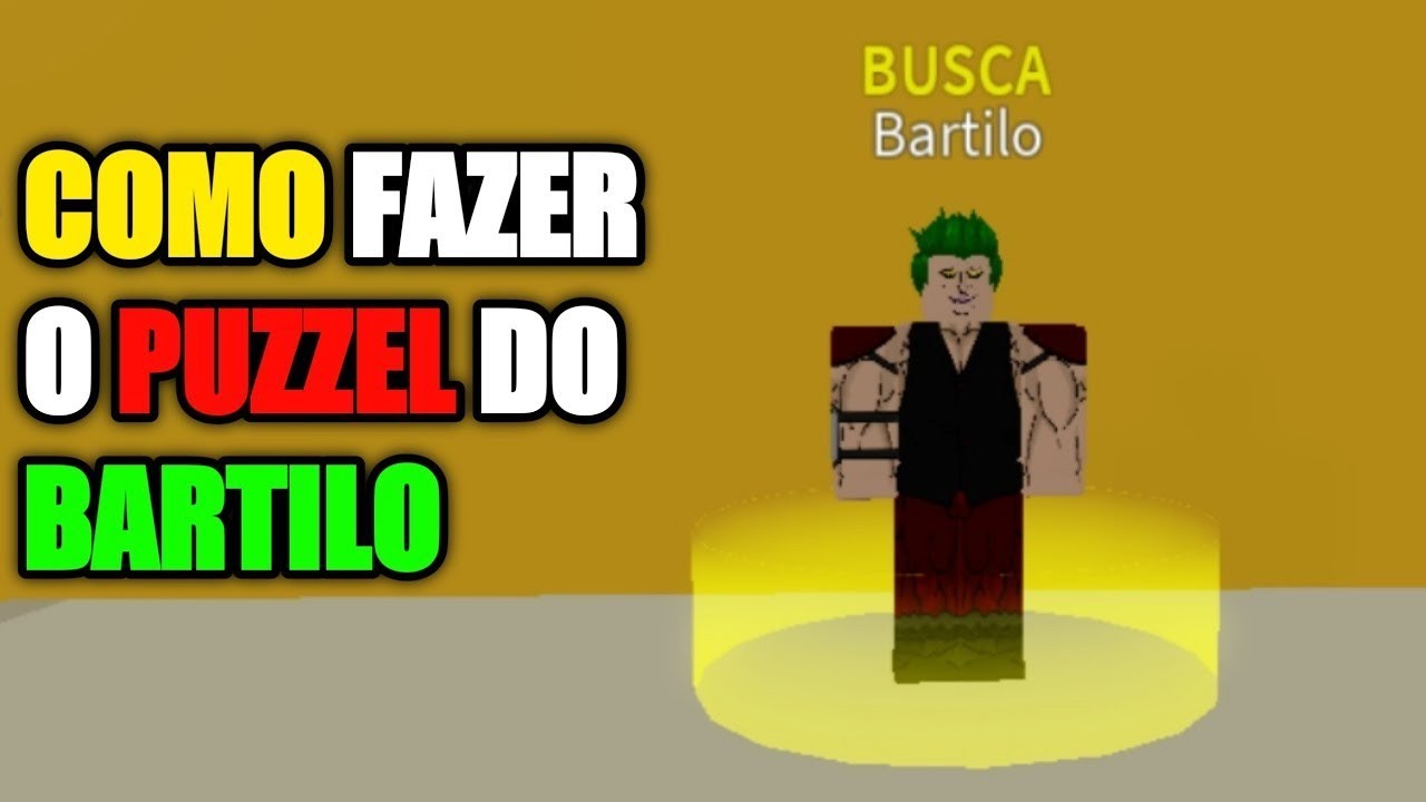 Como Fazer A Missão Do Bartilo/Bartolomeu No Blox Fruits Puzzle Puzzel ...