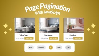 Build Simple PAGINATION With JavaScript