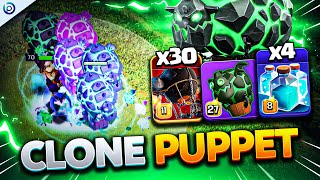 MAXIMISE LAVALOON PUPPET with MASS CLONE ROCKET LOON Strategy | TH16 Clash of Clans