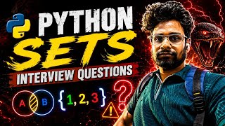 Python Sets Interview Questions | Most Asked Coding Questions 🤯