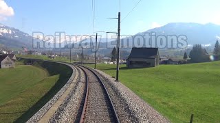 🚆 Cab ride into beautiful Obertoggenburg (Switzerland | Thurbo S2 Altstätten SG - Nesslau-N. St. J.)