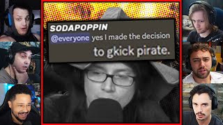 Streamers React to PirateSoftware Kicked From Onlyfangs