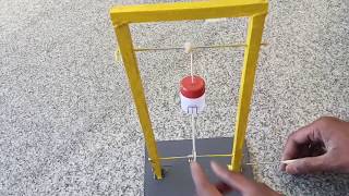 Manual Lift - Pulley based - Exhibition, lab and school projects