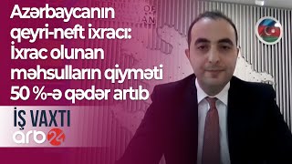 Azərbaycanın qeyri-neft ixracı: İxrac olunan məhsulların qiyməti 50 %-ə qədər artıb – İş vaxtı