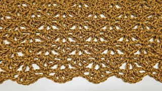 Learn This Easy and Beautiful Crochet Stitch / Pistachio Shell Stitch