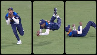 The run, the dive, the ROLL(s). Hardik Pandya makes classic catch look easy | From the Vault