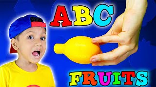 🍎 Alphabet Fruits & Veggies 🥕 | ABC Phonics Songs 🎶 | Fun Alphabet Songs for Kids 🌟