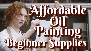How to start your first oil painting basics for beginners easy (Cheap Supplies - Materials)Tutorial