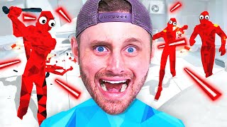 They PUT ME in a VIDEO GAME! (Super Hot VR)