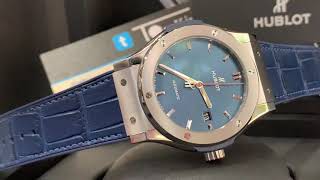 [tomkin24h] Review Hublot Classic Fusion 42mm 542.NX.7170.LR New 2021. Màu Xanh Navy Cực Đẹp