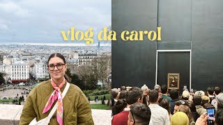 vlog da carol versão parisiense | bonjour, croissant e merci