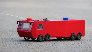 How to make a truck - RC Fire truck