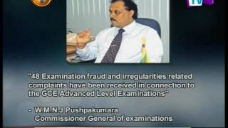 48 Examination fraud and irregularity complaints in connection to the GCE A/Level Examinations