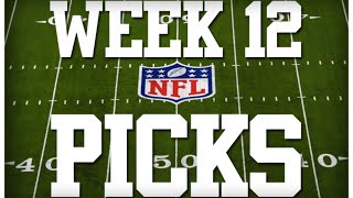 2020 WEEK 12 NFL PICKS!!