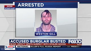 Suspected church burglar arrested in Baldwin County