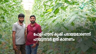 Polyhouse കൃഷി പരാജയമാണെന്ന് പറയുന്നവർ ഇത് കാണണം  || Polyhouse success story cucumber longyard beans