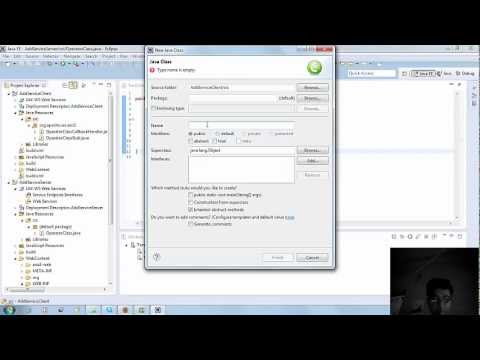Create a web service + java + Eclipse + tomcat Create a web service + java + Eclipse + tomcat