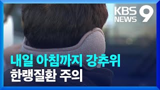 주말에도 강추위…한랭질환 주의 [9시 뉴스] / KBS  2025.01.10.