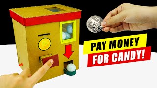 Easiest DIY Candy Machine | Fully Functional & Coin-Operated +FREE TEMPLATE!