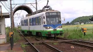 福井鉄道三十八社駅にて