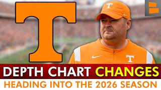 Tennessee Football Depth Chart CHANGES Heading Into 2026 Season
