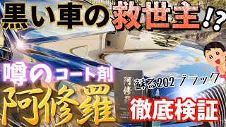 202ブラックの維持も怖くない!?高級コート剤阿修羅\u0026ベース洗車マニアが検証してみた