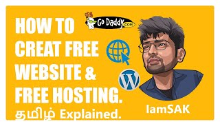 How to Create A Free Website + free hosting Simple & Easy | Tamil